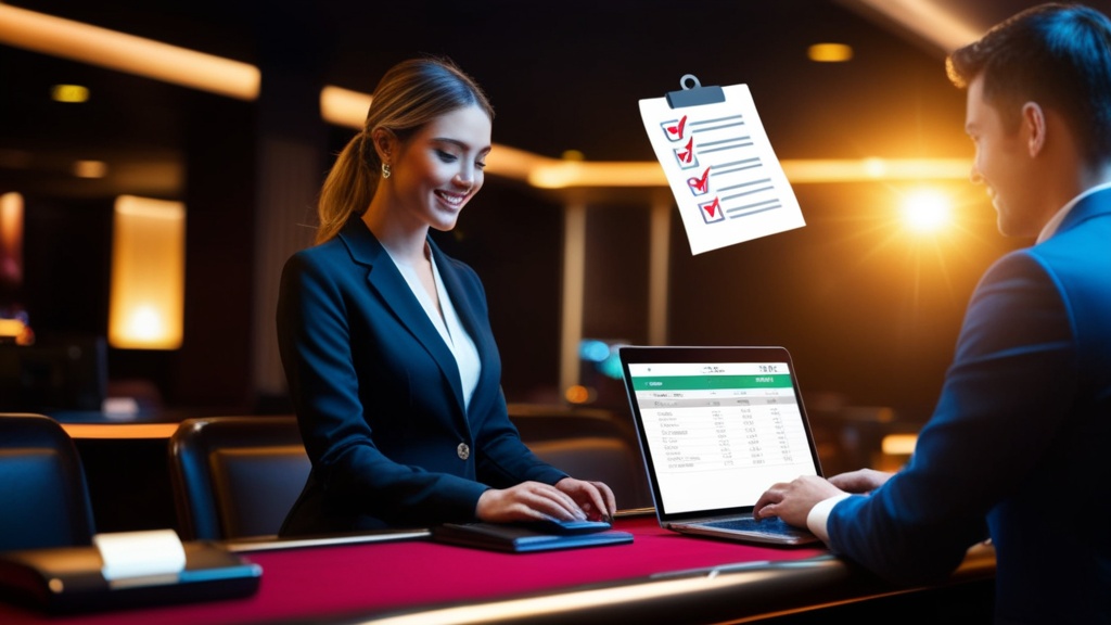 Checklist voor een snelle opname in een donkere casino-omgeving